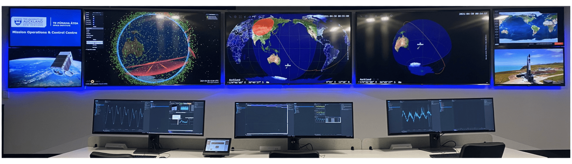 Te Pūnaha Ātea - Space Institute's new Mission Operations Centre