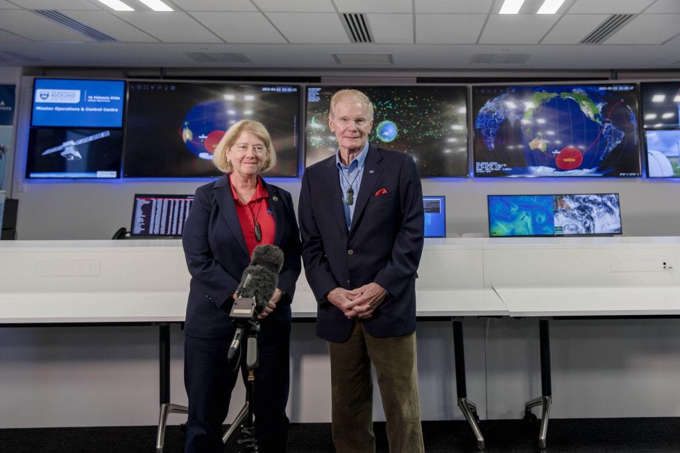 NASA visits Te Pūnaha Ātea Space Institute